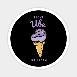 I Love Ube Ice Cream Magnet